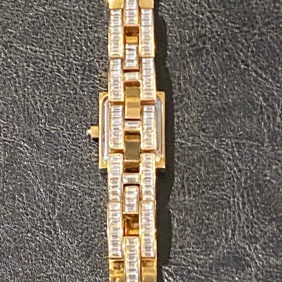 Simulated Diamond Watch square face main image 4